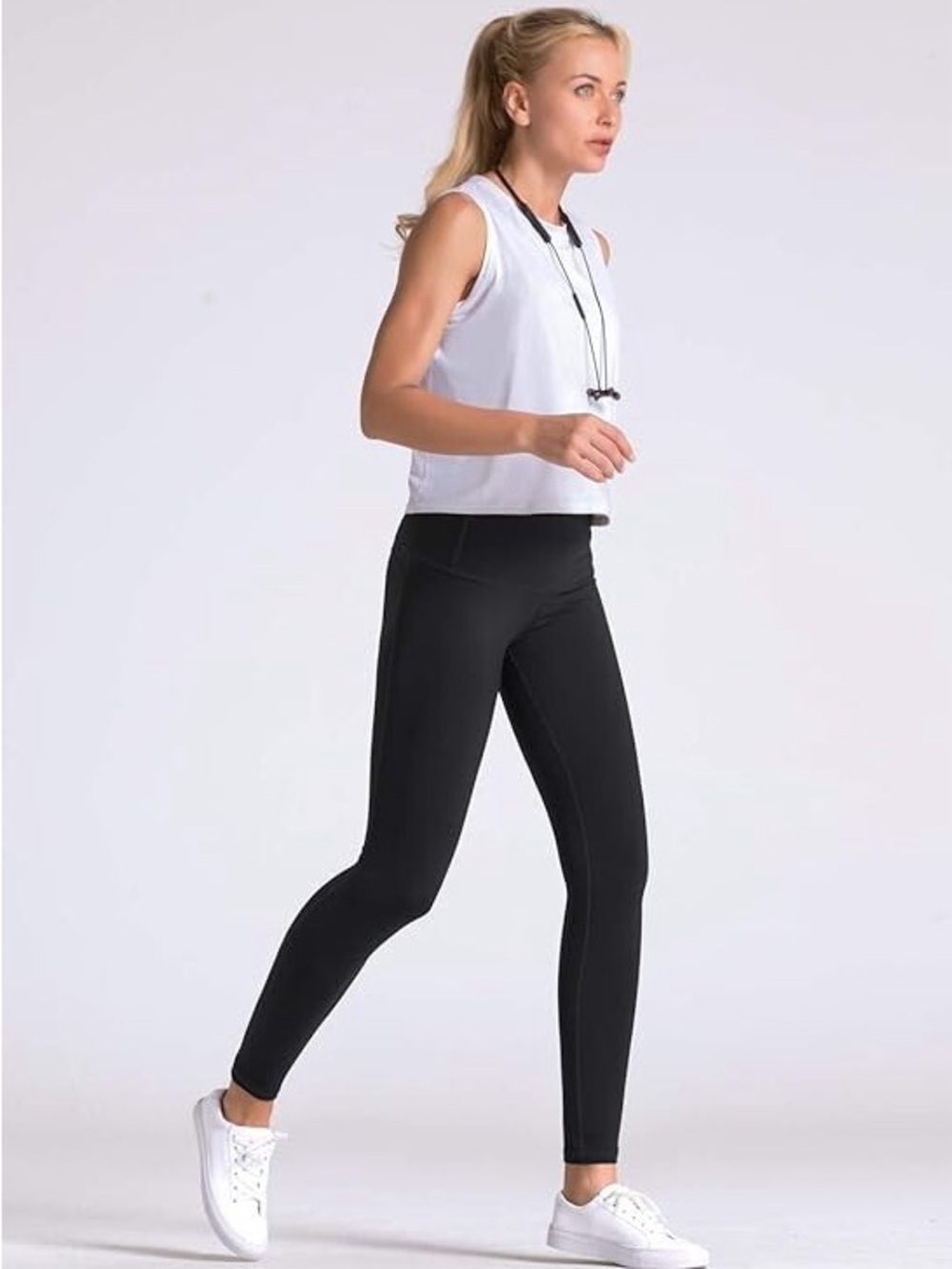 High-Rise Black Performance Leggings for Women. Size XS. New.